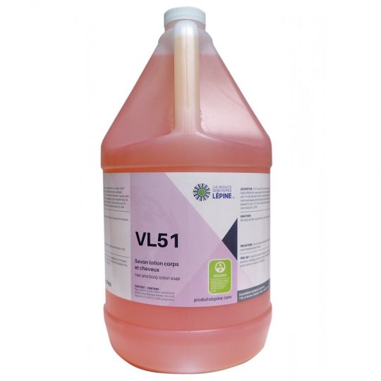 VL51 Savon lotion corps et cheveux écologique 4L