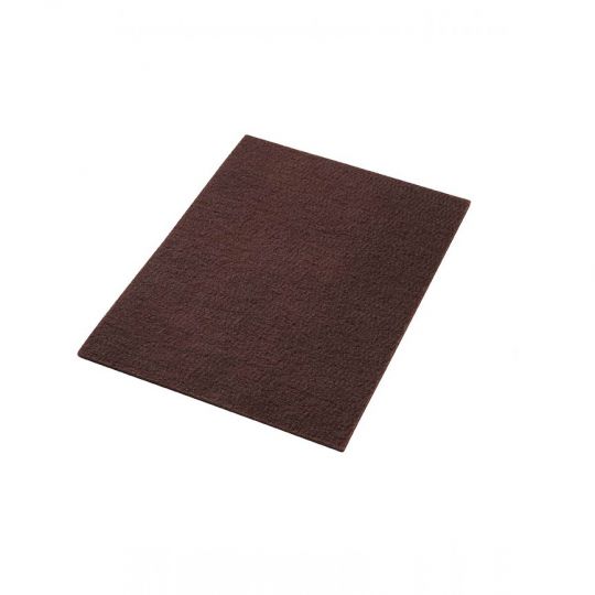 Tampon marron à décapage 3M pour BOS-18, 12" x 18"