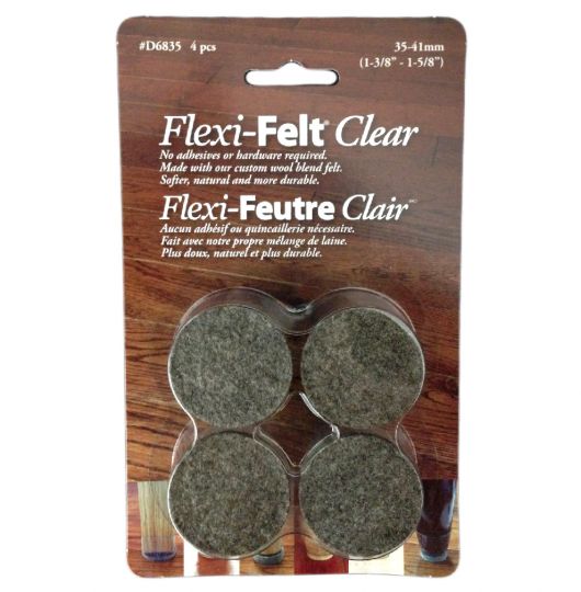 Flexi-Feutre clair avec laine foncée 35-41mm (13/8-15/8)