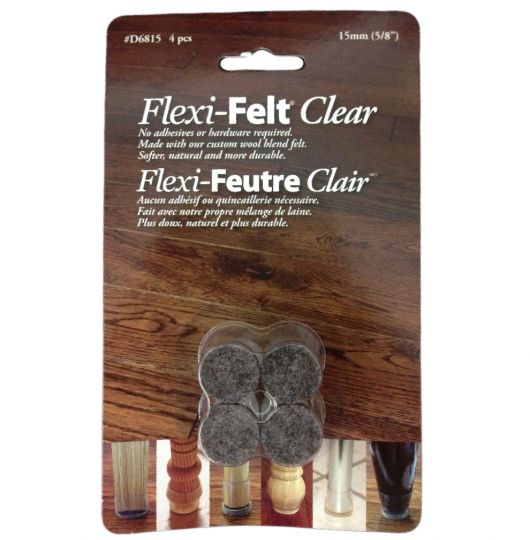 Flexi-Feutre clair avec laine foncée 15mm (5/8)