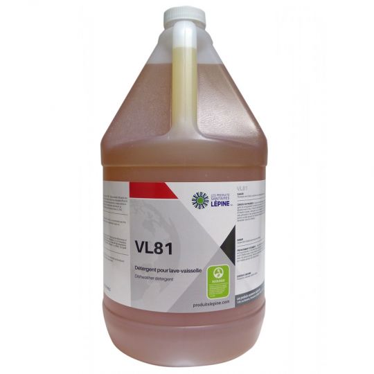 VL81 Détergent liquide écologique pour lave-vaisselle industriel.