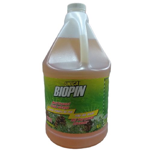 BIOPIN, nettoyant tout usage concentré à base d'huile de pin - 4x4 Litres