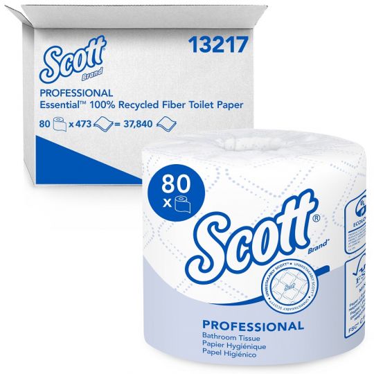SCOTT®, papier hygiénique régulier 2 plis recyclé 100%