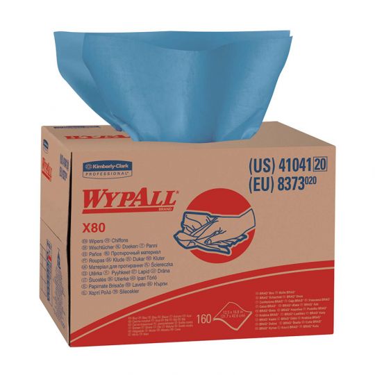 WYPALL X80, papier essuie-tout bleu