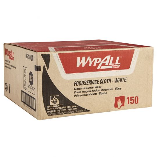 WYPALL  X80, papier essuie-tout blanc plié en 4