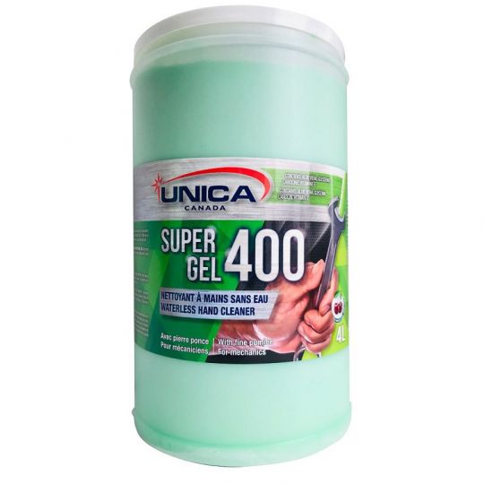 SUPERGEL 400, nettoyant à mains vert avec abrasif