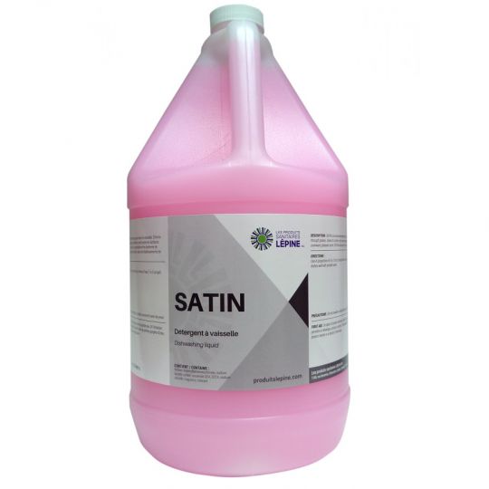 SATIN, détergent liquide rose pour vaisselle