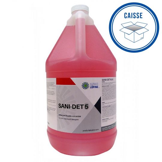 SANI-DET NO 5, détergent liquide concentré pour lave-vaisselle industriel